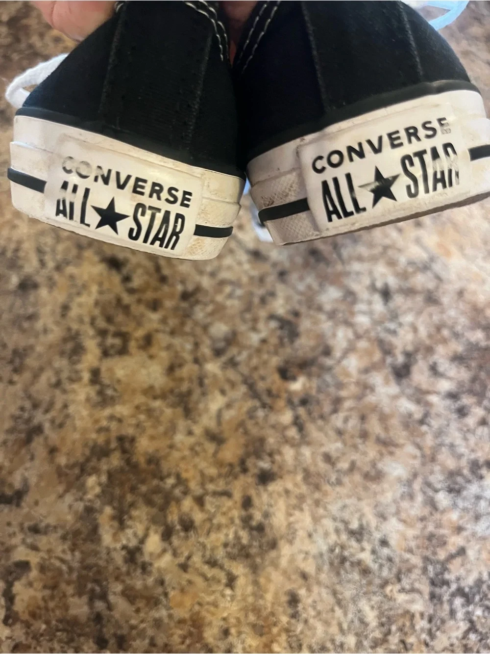 Converse Kids Black Canvas Low-Top Sneakers with White Laces